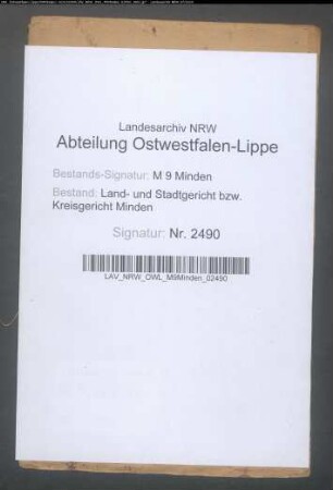 Repertorium der Generalakten in Hypothekensachen.