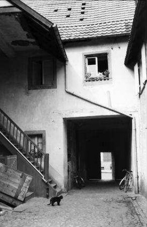 Kaysersberg: Hof im Geburtshaus Dr. Albert Schweitzers