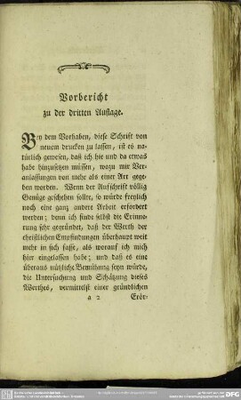 Vorbericht zur dritten Auflage