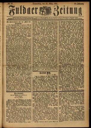 Ausgabe vom Donnerstag, den 23. März 1893.
