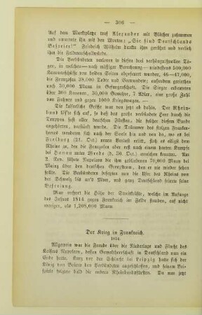 Der Krieg in Frankreich. 1814