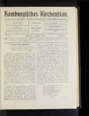 5. Sonntag nach Epiphanias