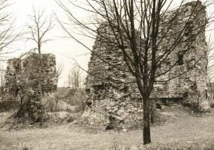 Oschatz. Ruine Schloss Osterland (Bruchstein; 1210/1230, nach 1300 Verfall)