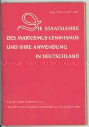 Die Staatslehre des Marxismus-Leninismus