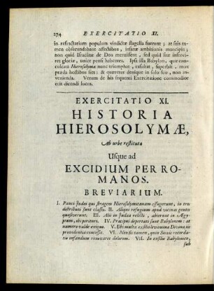 Exercitatio XI. - Exercitatio XV.