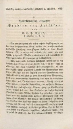 639-670 Neutestamentlich-lexikalische Studien und Kritiken
