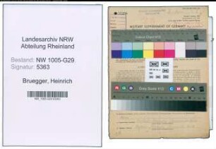 Entnazifizierung Heinrich Bruegger , geb. 02.05.1892 (Bahnarbeiter)