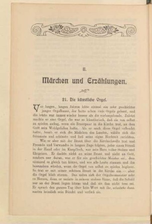 II. Märchen und Erzählungen