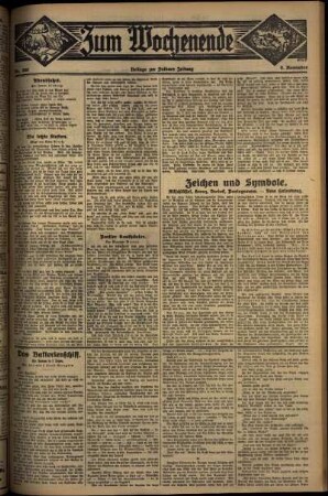Zweite Ausgabe vom Sonntag, den 09. November 1930.