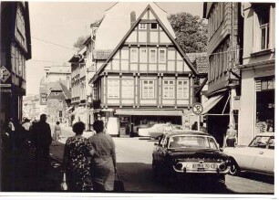 Bruchstraße. Detmold. Blick vom Marktplatz Richtung Bruchberg