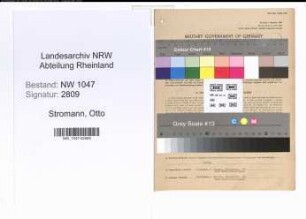 Entnazifizierung Otto Stromann , geb. 18.10.1903 (Angestellter)