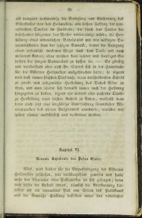 Kapitel VI. Neueste Schicksale des Bades Elster