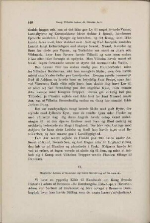 VI. Magister Adam af Bremen og hans Skildring af Danmark.
