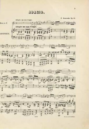Adagio für Horn mit Begleitung des Pianoforte, op. 31
