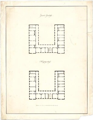 Röhrer, Karl; Unidentifizierte Gebäude - Grundrisse