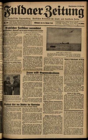 Ausgabe vom Mittwoch, den 24. Januar 1940.