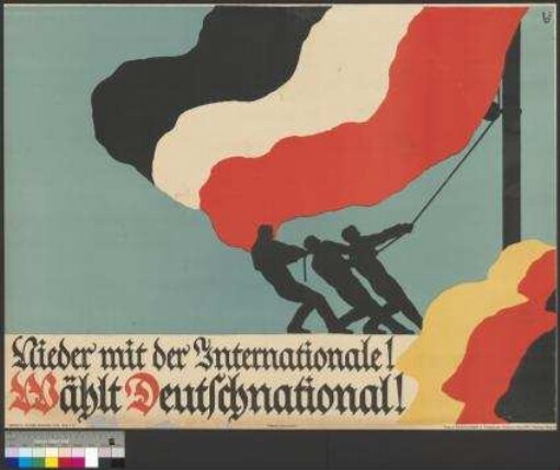 Wahlplakat der DNVP zur Reichstagswahl                                         1924