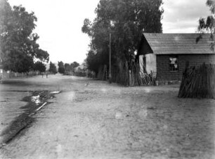 Straße in Valle de Guadalupe : Blick in eine Straße mit Haus