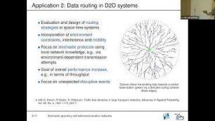 Stochastic geometry and telecommunication networks