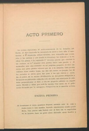 Escena primera