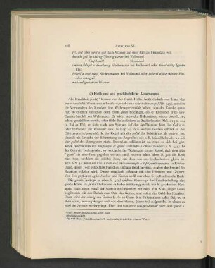 d) Heilkunst und geschlechtliche Ausartungen.