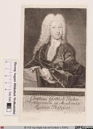 Bildnis Christian Gottlieb Jöcher