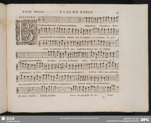 XXIII. Benedicam Dominum in omni tempore