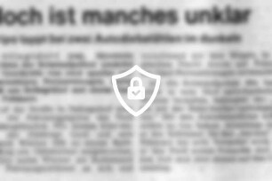 Noch ist manches unklar