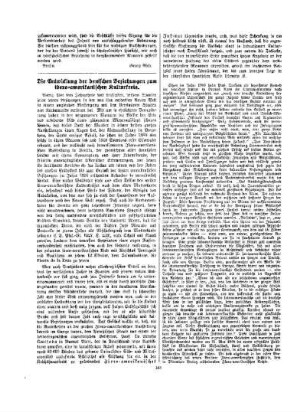 Die Entwicklung der deutschen Beziehungen zum ibero-amerikanischen Kulturkreis