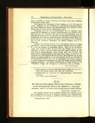 Nr. 54. Der Chef des Generalstabes General der Infanterie v. Moltke an den Kriegsminister General der Infanterie v. Heeringen