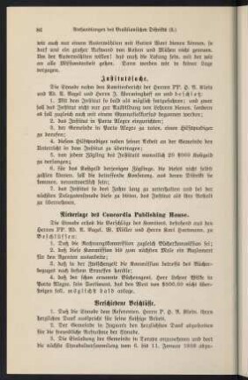86, Niederlage des Concordia Publishing House