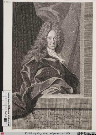Bildnis Heinrich Johann Leupold