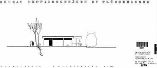Plüderhausen: Empfangsgebäude Giebelansicht und Unterführung