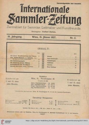 Nr. 2 (15. Jänner)