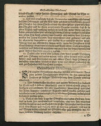 Gesundheits-Directoren