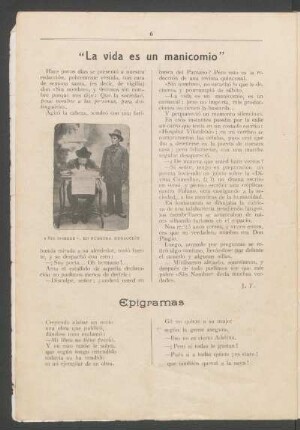 "La vida es un manicomio"