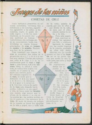 Juegos de los niños - Cometas de cruz