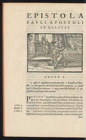 Epistola Pauli Apostoli Ad Galatas.