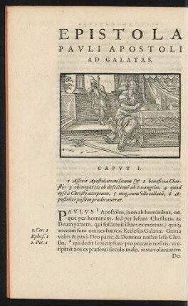 Epistola Pauli Apostoli Ad Galatas.