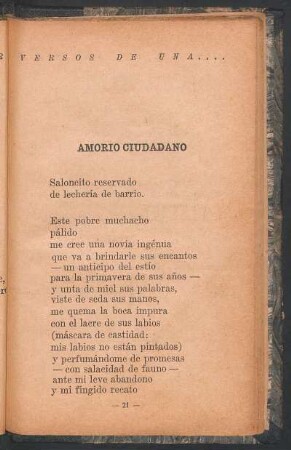 Amorío ciudadano