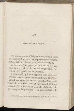 XII Caricature de caracalla.