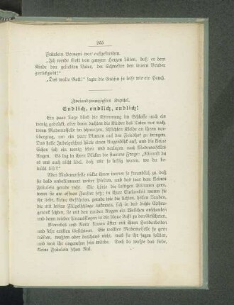 Zweiundzwanzigstes Kapitel. Endlich, endlich, endlich!