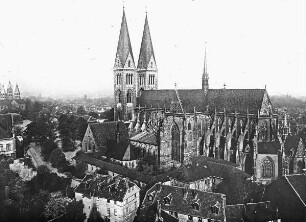 Halberstadt, Dom St. Stephanus und St. Sixtus, von Südwesten