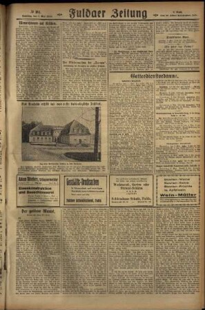 Dritte Ausgabe vom Samstag, den 04. Mai 1929.
