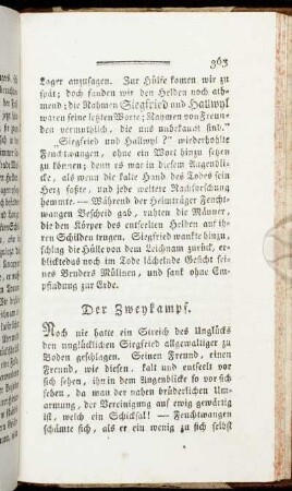Der Zweykampf
