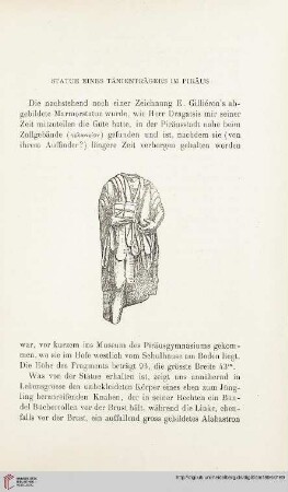 19: Statue eines Tänienträgers im Piräus