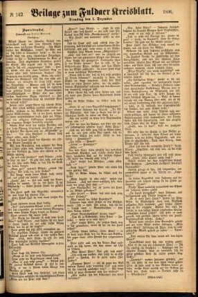 Zweite Ausgabe vom Dienstag, den 01. Dezember 1896.