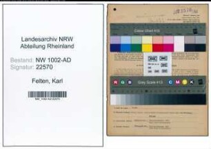 Entnazifizierung Karl Felten, geb. 31.10.1903 (Buchhalter)