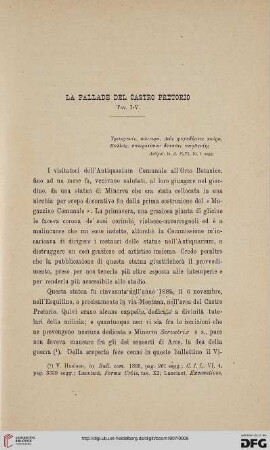35: La Pallade del Castro Pretorio