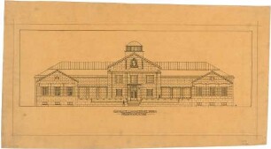 Billing, Hermann; Baden-Baden; Kunsthalle - Hauptfassade (Ansicht)